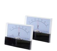 1 pz 44C2 /75mv Voltmetro Gauge Pannello analogico V Misuratore di corrente 50A -0-50A Voltmetro 3V 5A 10V 20V 30V 50V 100V 200V 300V 500V(50V - 0-50V)