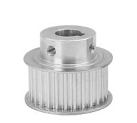 1 pz. 45 denti puleggia dentata 3 M foro 5/6/6,35/7/8/10/12/14/15/16/17/19/20 mm for larghezza 6/10/15 cinghia sincrona HTD3M 45T(19x6x2.8 mm,Belt Width 15 mm)