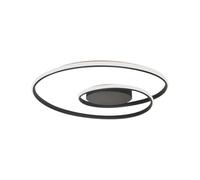 1 pz 48W LED Designer Ceiling Light 60050MM Triac Dimmable 3000K Black
