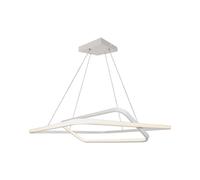 1 pz 48W LED Designer Metal Hanging Light 6006001200MM White 4000K Dimmable