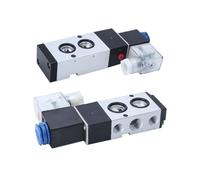 1 pz 4M210-08 4M310-08 4M410-10 Elettrovalvola pneumatica a 2 posizioni, 3 porte, cinque vie, valvola di controllo dell'aria elettromagnetica.(4M310-10 PC4-03)