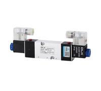 1 pz 4M220-08 4M320-10 4M420-15 Elettrovalvola 2 posizioni 5 porte Valvole pneumatiche for aria DC12V DC24V AC110V AC220V Doppia bobina Dimensioni: AC24V AC24V(Only 4m220-08,AC24V)