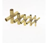 1 pz 4mm 5mm 6mm 8mm 10mm 12mm 14mm 16mm 19mm 25mm Hose Barb Ottone Spinato Dritto Gomito Tee Y 2 3 4 Vie Raccordo Connettore(4 Way,4mm)