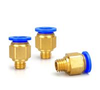 1 pz 4mm 6mm PU Tubo Pneumatico Connettore Rapido Metrico M Filettatura PC6-M8X1.5 M10*1.25 M10*1.5 M12*1 M12*1.25 M12*1.5 M12*1.75 M14*1.5(PC6-M12X1.5)