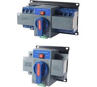 1 Pz 4P 63A MCB Classe Commutatore Automatico Manuale Interruttore ATS Controller Interruttore di Trasferimento Automatico (Dimensioni : 2P, Colore : 63A)(2P)