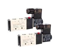 1 pz 4V110-06 4V210-08 4V310-10 4V410-15 Elettrovalvola Controllo Direzione Elettrovalvola 12V 24V 110V 220V(4V110-M5)
