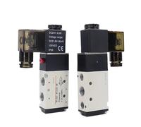 1 pz 4V110-06 4V210-08 4V310-10 4V410-15 Elettrovalvola pneumatica elettrovalvola di controllo della direzione 12 V 24 V 110 V 220 V(4V210-08)
