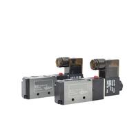 1 pz 4v210-08 Elettrovalvola pneumatica Controllo direzionale Valvola magnetica aria 12V 24V 220V 4v210(4V11006 DC12V,8mm fitting)