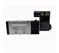1 pz 4V310-10 presa ad alta potenza impermeabile AC220V a due posizioni e cinque vie con luce elettrovalvola pneumatica DC24V(Junction box AC220V)