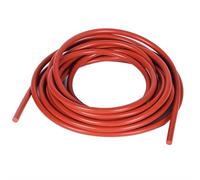 1 Pz 5 M 4/5/6/8/10/12/15/16/18/20 Mm Di Diametro Striscia Rotonda Solida In Silicone Rosso, Striscia Di Tenuta In Gomma Resistente Alle Alte Temperature(Dia 16mm)