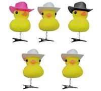 1 pz/5 pezzi/10 pezzi/20 pezzi a forma di anatra a forma di fermaglio per capelli per vacanze primavera carnevale frangia coda di cavallo forcina per ragazza