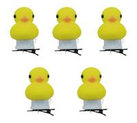 1 pz/5 pezzi/10 pezzi/20 pezzi forcine a forma di anatra ragazza incandescente clip per capelli coda di cavallo frangia clip per capelli per donna ragazza