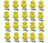 1 pz/5 pezzi/10 pezzi/20 pezzi forcine a forma di anatra ragazza incandescente clip per capelli coda di cavallo frangia clip per capelli per donna ragazza