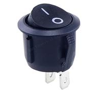 1 pz 5 pz 10 pz Rosso Nero Bianco ON/OFF Interruttore a levetta rotondo 6 A/250 V CA 10 A 125 V CA Interruttore a pulsante in plastica 2 PIN 3 PIN KCD1(ON-OFF Black 2PIN,5PCS)