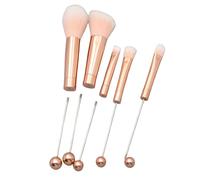 1 pz/5 pz Set di pennelli da trucco con manico in metallo pennello professionale pennello per cipria correttore pennello angolato per ombretto pennello per eyeliner e miscelazione