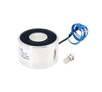 1 pz 50 * 30mm Aspirazione 60KG 600N 5V/12V/24V Mini elettromagnete a solenoide elettrico Sollevamento elettromagnete forte supporto tazza fai da te(24V)