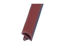 1 pz 5M barra di sicurezza for porta in legno articolo finestra porte e finestre sigillatura viaggio antivento slot for schede Capitales(Brown 10 5mm)