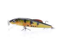1 pz 6 cm 4 g Mini Shark Black Minnow Lure Wobblers Sinking Hard Bait Esche artificiali Crankbait Minnow Attrezzatura da pesca Minow(Color C)