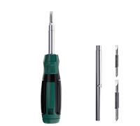 1 pz 6-in-1 Cacciavite a esagono incassato Doppia testa con intaglio Phillips Dado Chiave Phillips Croce Cacciavite piatto Riparazione domestica Utensili manuali