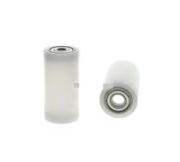 1 pz 626 Ruota di guida piatta resistente all'usura in nylon ad alto carico for sedia da massaggio Rullo mobile con doppio cuscinetto Puleggia 6 * 25 * 50 mm(6 25 50)