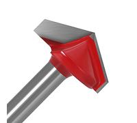 1 pz 6mm V Bit CNC Carburo Solido Fresa In Acciaio Al Tungsteno Lavorazione Del Legno Fresa 3D Legno MDF Router Bit 60 90 120 150 Gradi(6x22x60)