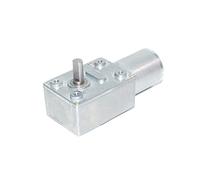 1 pz 6V JGY370 Motoriduttore a vite senza fine CC a bassa velocità e coppia elevata con spazzole - Albero pieno personalizzabile for progetti di robotica e fai da te(6rpm 12v)