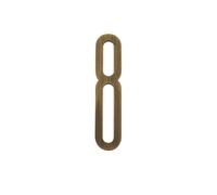 1 Pz 70mm Ottone Numero Civico Segni Appartamento Indirizzo Cassetta Postale Lettere Bronzo(8)