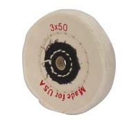 1 pz 75mm Mola Tampone for lucidatura Disco abrasivo Testa di molatura in metallo Macchina for lucidare la pietra Smerigliatrice in metallo Utensile rotante(A cloth wheel)