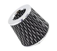 1 pz 76MM 3 pollici Filtro aria for auto Filtro di sfiato Kit di aspirazione ad alto flusso Cono in rete Protezione motore Accessori di ricambio(COLORLESS)