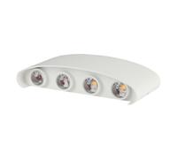 1 pz 7W LED Wall Light Sand White IP65 4000K