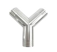 1 pz 8/10/12,7/16/19/-76 mm tubo Barb Butt saldatura a Y 3 vie SUS 304 in acciaio inox raccordo spliter homebrew birra vino (16 mm)
