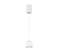 1 pz 8.5W LED Hanging Lamp Φ100 Adjustable Wire Touch On/Of White Body 3000K