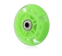 1 PZ 80mm 120mm Ruota Scooter LED Flash Light Up Ruota Scooter for Mini Micro Cuscinetti Scooter con 5 Colori (Color : Green-80mm)