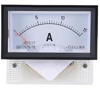1 pz 85C17 Misuratore di corrente da pannello 0-15 A 5 A 10 A 30 A 5 A Amperometro for test di circuito Carica batteria Misuratore di ampere(1A)