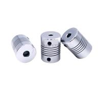 1 pz 8mm 10mm D19*L25 Giunto flessibile for albero a ganascia in alluminio CNC Accoppiatore for motore passo-passo Encoder Macchina for incisione(6x6)