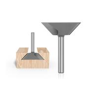 1 pz 8mm gambo a coda di rondine fondo pulizia fresa fresa for incisione lavorazione del legno fresa for legno
