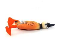 1 Pz 9.5 Cm 12g Superficie Legata Spinning Trattore Bionic Anatra Esche Morbide 3D Simulato Occhi Spigola Carpa Luccio Pesca(D)