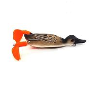 1 Pz 9.5 Cm 12g Superficie Legata Spinning Trattore Bionic Anatra Esche Morbide 3D Simulato Occhi Spigola Carpa Luccio Pesca(B)