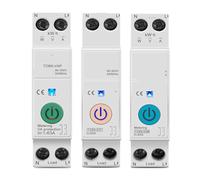 1 pz 9-VAP 63A 1P+N Interruttore Contatore Energia Kwh Monitoraggio Interruttore Automatico Relè Temporizzatore(TOB9-63T No metering,25A)