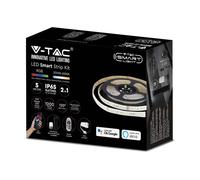 V-TAC Kit Strip LED SMD5050 15W 90 LED/m RGB+3IN1 5m con Telecomando