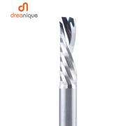 1 pz AAAAA singolo flauto giù taglio spirale fresa 3.175 gambo mulino a spirale incisione 3D intaglio bit per la lavorazione del legno WD1F
