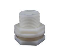 1 pz ABS ID 20 mm 25 mm 32 mm Connettore for Pesci Serbatoio Tubo di Scarico Accessori Giunti for acquari Raccordi for Tubi dell'Acqua 1/2 Pollice 3/4" Drenaggio(M 3l4)