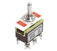 1 pz AC 250V/15A 125V/20A ON/OFF/ON 3 Posizione DPDT Interruttore a levetta Momentaneo