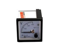 1 pz AC/DC 0-450V Voltmetro analogico da pannello 99T1-V 48 * 48mm Misuratore di tensione a puntatore 50V 100V 150V 200V 250V 300V 350V 450V Tester di tensione(AC)