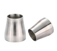 1 pz Accessori for auto 51mm-63mm in acciaio inox 304 Tubo di conversione Adattatore for tubo di scarico Riduttore di velocità for saldatura di testa(45mm To 63mm)