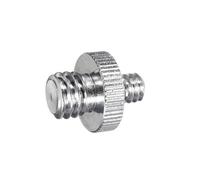 1 pz Accessori for fotocamera 1/4quot;Maschio a 3/8quot;Adattatore a vite in metallo con filettatura maschio, for accessori for treppiede for fotocamera DSLR SLR