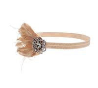 1 Pz Accessori per in piuma diamante copricapo nuziale Banda per elegante addio al nubilato mer copricapo donna cerchietto decorativo con diamanti Chiesa di strass