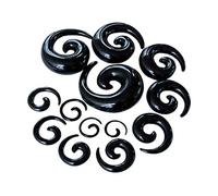 1 pz Acrilico Spirale Disegno Lumaca Tunnel Carne Tappi per Le Orecchie barelle espansori Uomini Donne Gioielli Piercing Pratico e Popolare Durability