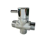 1 pz. Adattatore a T for sistema doccia in rame G1/2, valvola deviatrice, separatore for acqua del rubinetto a 3 vie, convertitore for soffione doccia for accessori da bagno