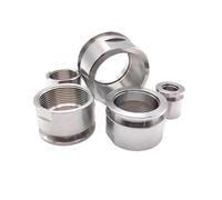 1 pz Adattatore giunto flangiato KF16 KF25 KF40 Acciaio inossidabile 304 Filettatura esterna BSPT 1/8 "1/4"1/2"3/4"3/8"1"11/4" 11/2"2"(KF40-BSP 1.5inch)